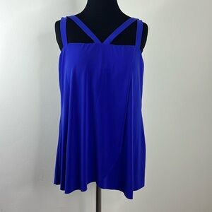 MAGIC SUIT Cobalt Blue Tankini Swim Top 12